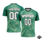 Custom Soccer V Neck Green