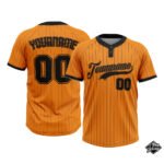 Custom Softball Orange & Black