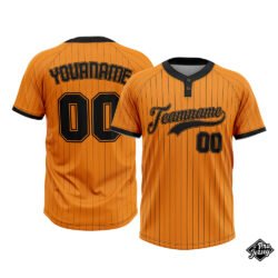 Custom Softball Orange & Black