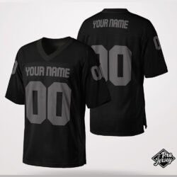Custom Black Football Jersey