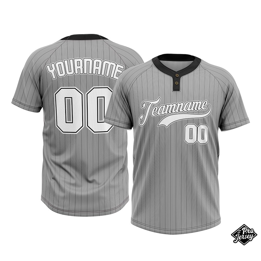 03 Custom Softball Grey & White - Image 1