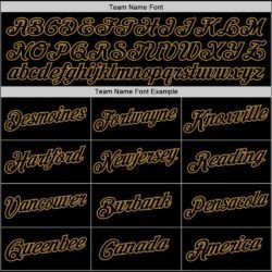 Custom Black Black-Old Gold Performance T-Shirt - Image 7