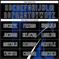 Custom Black Thunder Blue-White Lines And Dots Sublimation Volleyball Uniform Jersey - Image 5