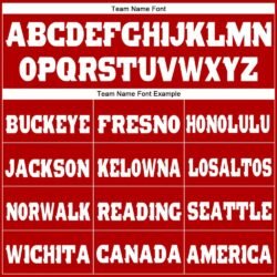 Custom Red White Fleece Jogger Sweatpants - Image 2