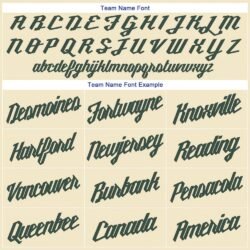 Custom Cream Hunter Green-Royal Authentic Throwback Rib-Knit Baseball Jersey Shirt - Image 7