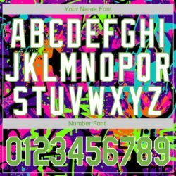 Custom Stitched Graffiti Pattern Neon Green-White 3D Sports Pullover Sweatshirt Hoodie - Image 5