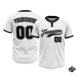 Custom Softball White & Black