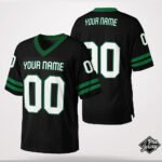 Custom Green & Black Football Jersey