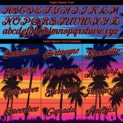 Custom 3D Pattern Design Hawaii Palm Trees Performance T-Shirt - Image 4