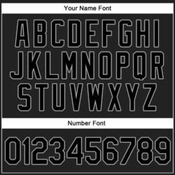 Custom Black Black-Gray Authentic Throwback Rib-Knit Baseball Jersey Shirt - Image 5