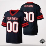 Custom Black & Maroon Football Jersey