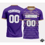 Custom Soccer Raglan Gold & Black