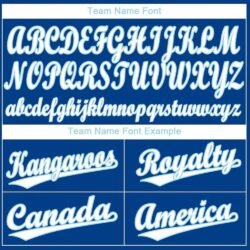 Custom Royal White-Light Blue Baseball Jersey - Image 6