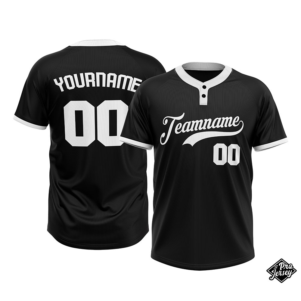 14 Custom Softball Black & White - Image 1