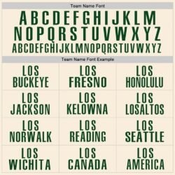 Custom Cream Green Performance Golf Polo Shirt - Image 4