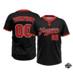 Custom Softball Black & Red