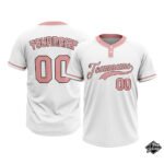Custom Softball Pink & White
