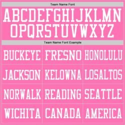 Custom Pink Pink-White Mesh Authentic Football Jersey - Image 4