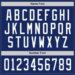 Custom Royal White Hockey Jersey - Image 5