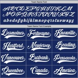 Custom Royal White Hockey Jersey - Image 4