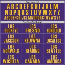 Custom Purple Yellow Performance Golf Polo Shirt - Image 4