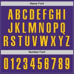 Custom Purple Yellow Performance Golf Polo Shirt - Image 5