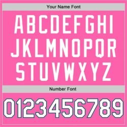 Custom Pink White-Light Blue Round Neck Rib-Knit Basketball Jersey - Image 5