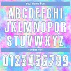 Custom Tie Dye White-Light Blue Sublimation Soccer Uniform Jersey - Image 6