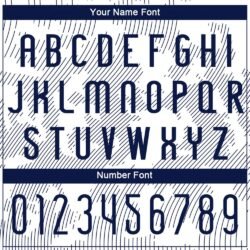 Custom White Navy Curve Lines Sublimation Volleyball Uniform Jersey - Image 6