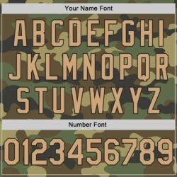 Custom Camo Old Gold-Black Authentic Salute To Service Basketball Jersey - Image 3