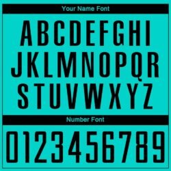 Custom Aqua Black Sublimation Soccer Uniform Jersey - Image 5