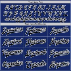 Custom Royal Black-White Bomber Full-Snap Varsity Letterman Two Tone Jacket - Image 7