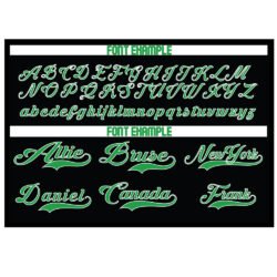 Custom Green & Black Football Jersey - Image 3