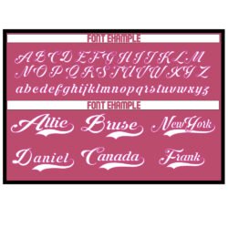 Custom Soccer Raglan Pink & White - Image 3