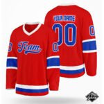 Custom Red & Blue Hockey Jersey