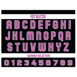 Custom Pink & Black Basketball Jersey - Image 2