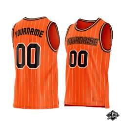 Custom Orange Basketball Jersey