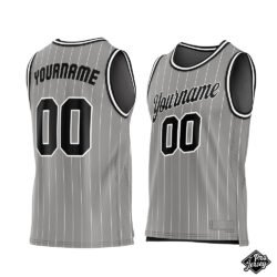 Custom Gray Basketball Jersey
