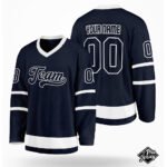 Custom White & Black Hockey Jersey