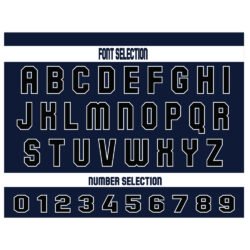 Custom Softball Navy & White - Image 3