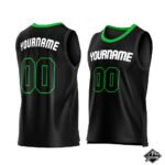 Custom Fluorescent & Black Basketball Jersey